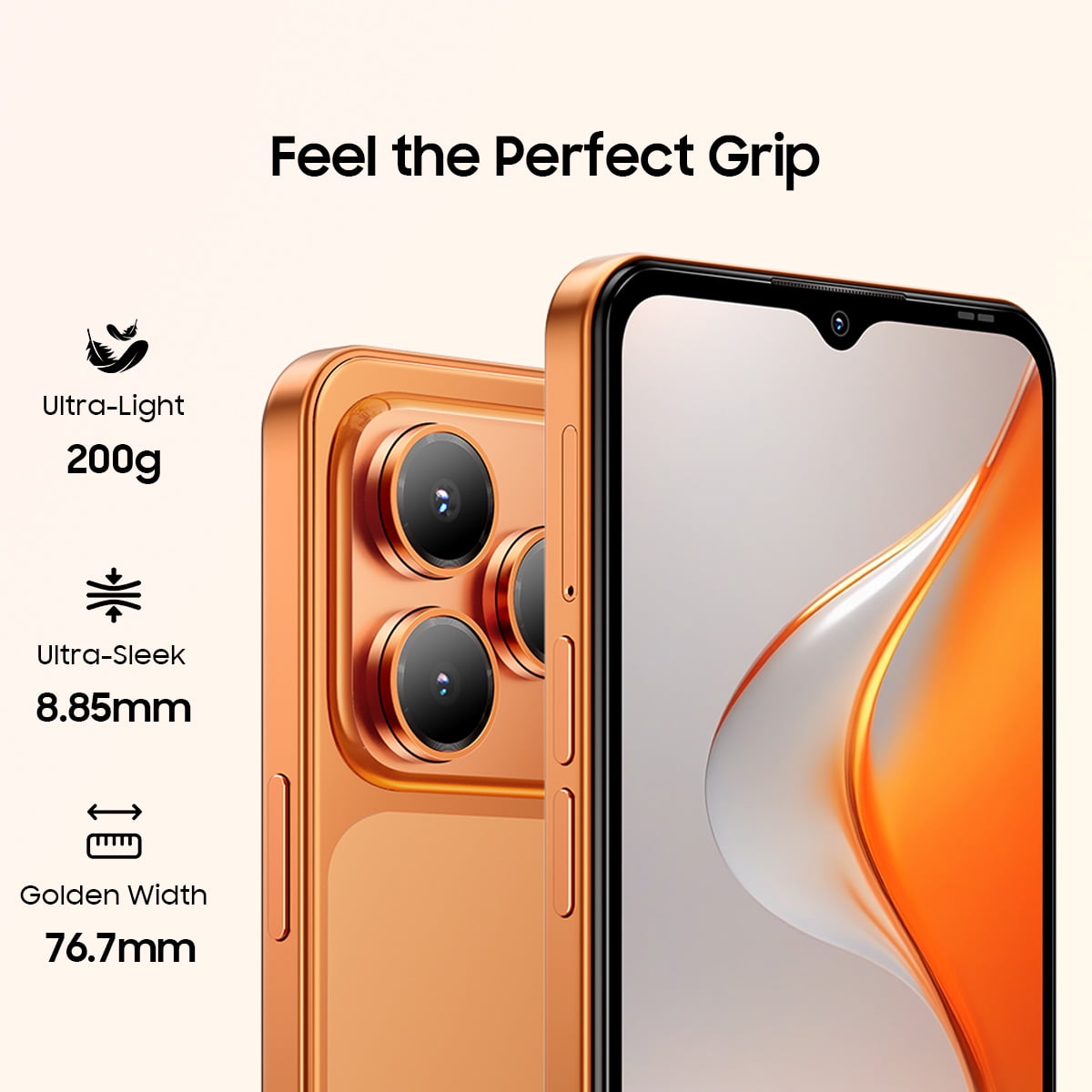 Blackview WAVE 7C Unlocked Cell Phone,Android 16 Smartphone,16GB+64GB/2TB Expandable,6.56" Display,5000mAh Battery,32MP Camera,Dual SIM,IP54,3-Year Warranty,Blue