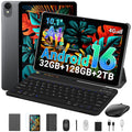 TABWEE W80 10" Android 16 Tablet with Keyboard & Stylus, Unisoc T610 Octa-Core, 4G LTE (T-Mobile Only), 32GB+128GB, 120Hz FHD Display, 6000mAh, for Office Study Gaming